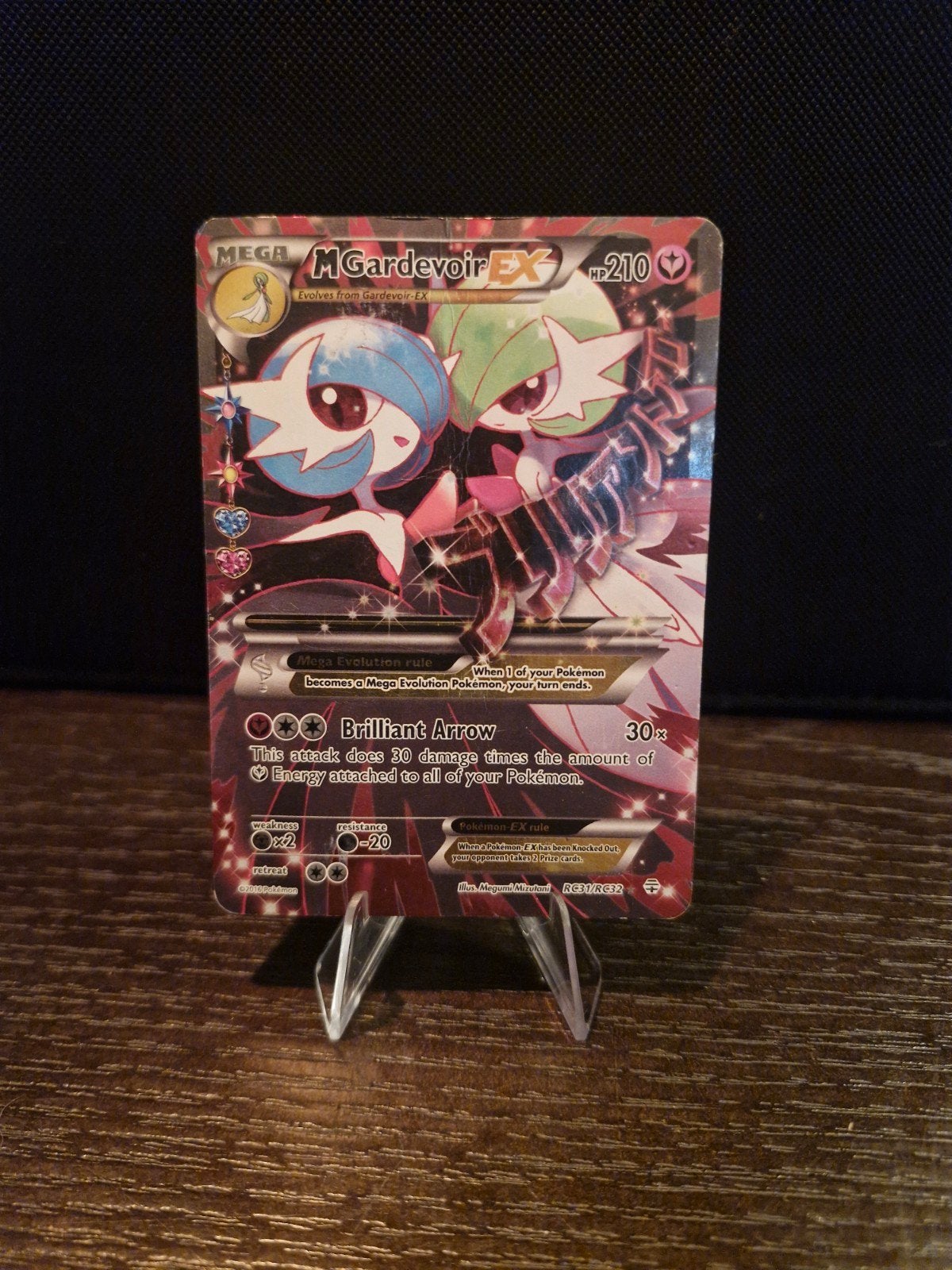 Pokémon Kaart: M Gardevoir EX 210 HP, Ophalen of Verzenden, Gebruikt, Losse kaart, Foil