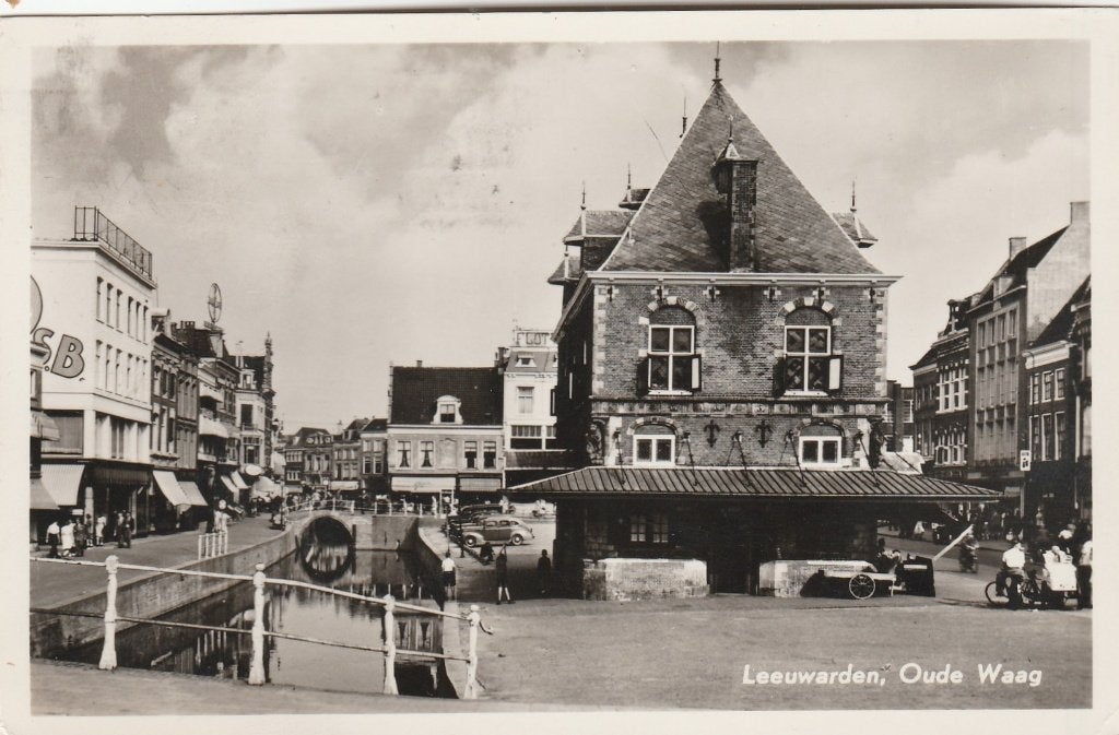 leeuwarden- oude waag, Ophalen of Verzenden, Voor 1920, Friesland