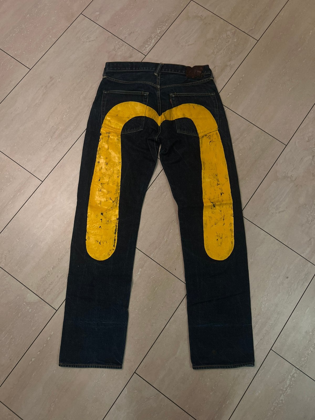 Evisu Jeans, Kleding | Heren, Ophalen of Verzenden, Zo goed als nieuw, Blauw, Overige jeansmaten