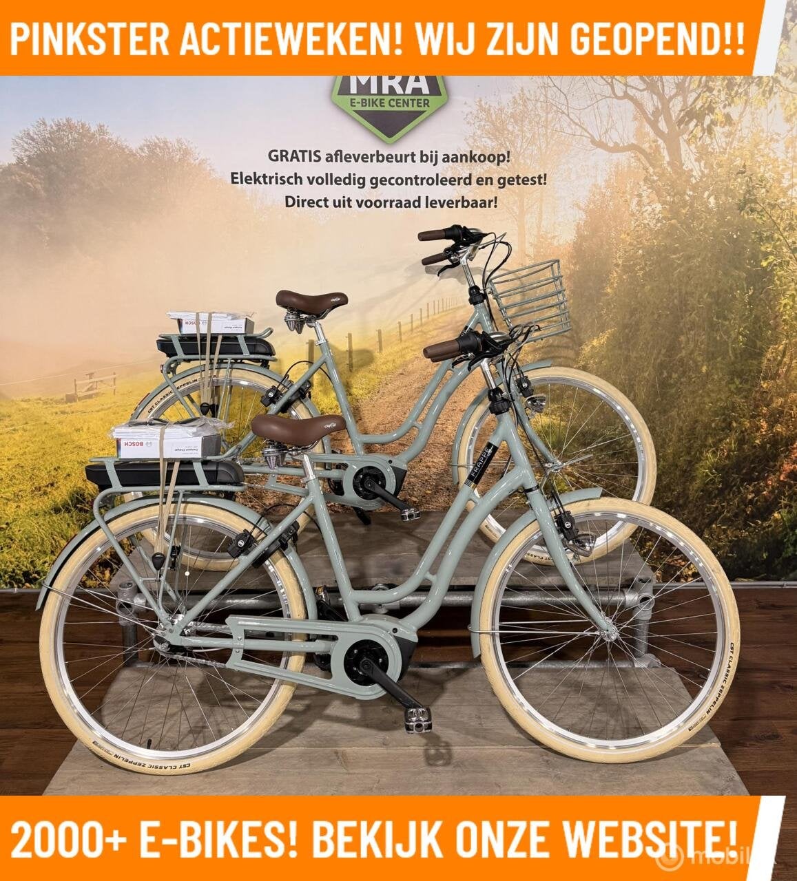 Frappe FBC 200 Elektrische fiets met BOSCH midden motor!, 51 tot 55 cm, Nieuw, Overige merken