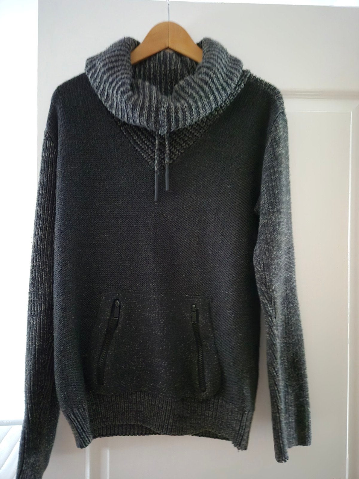 Heerlijke warme trui met col - Capsize - Maat L, Kleding | Heren, Maat 52/54 (L), Ophalen of Verzenden, Grijs, Gedragen