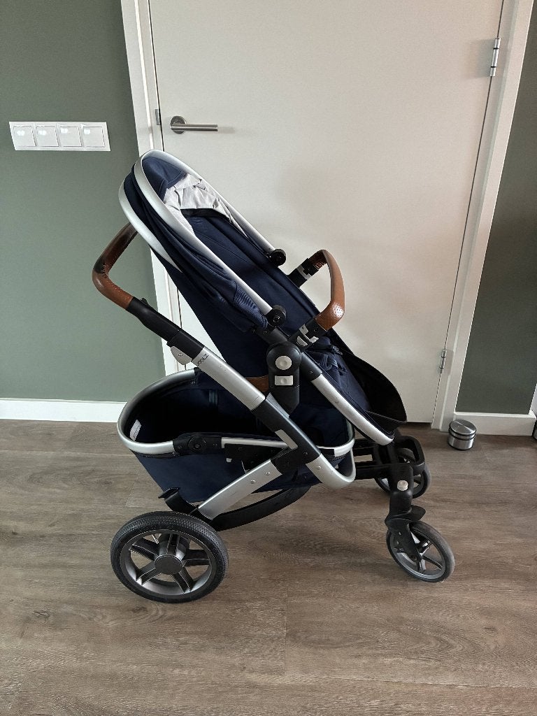 Complete Joolz Geo Earth Parrot Blue + BeSafe + Accessoires, Gebruikt, Luchtbanden, Ophalen, Kinderwagen