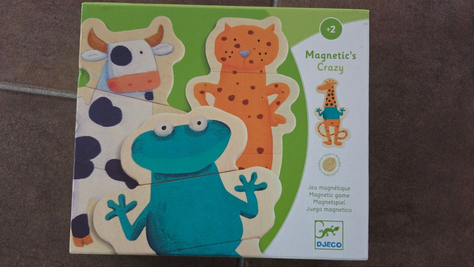 Houten magnetenpuzzel dieren, Ophalen