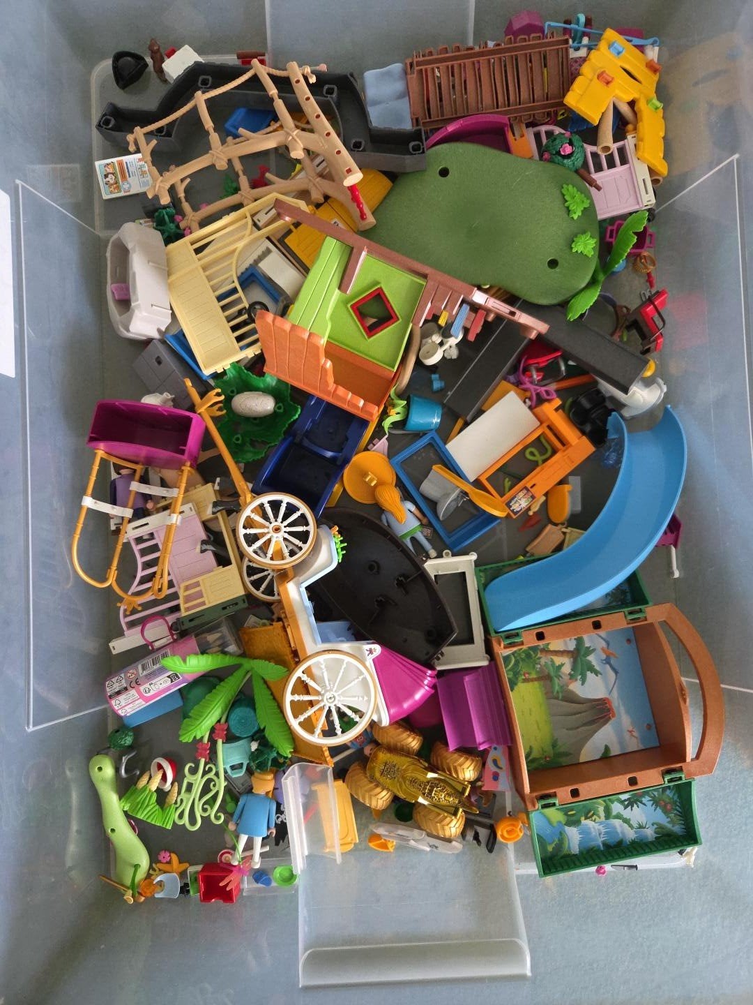 Grote Playmobil doos: Politie, piraten, poppenhuis & meer!, Ophalen, Gebruikt, Overige merken
