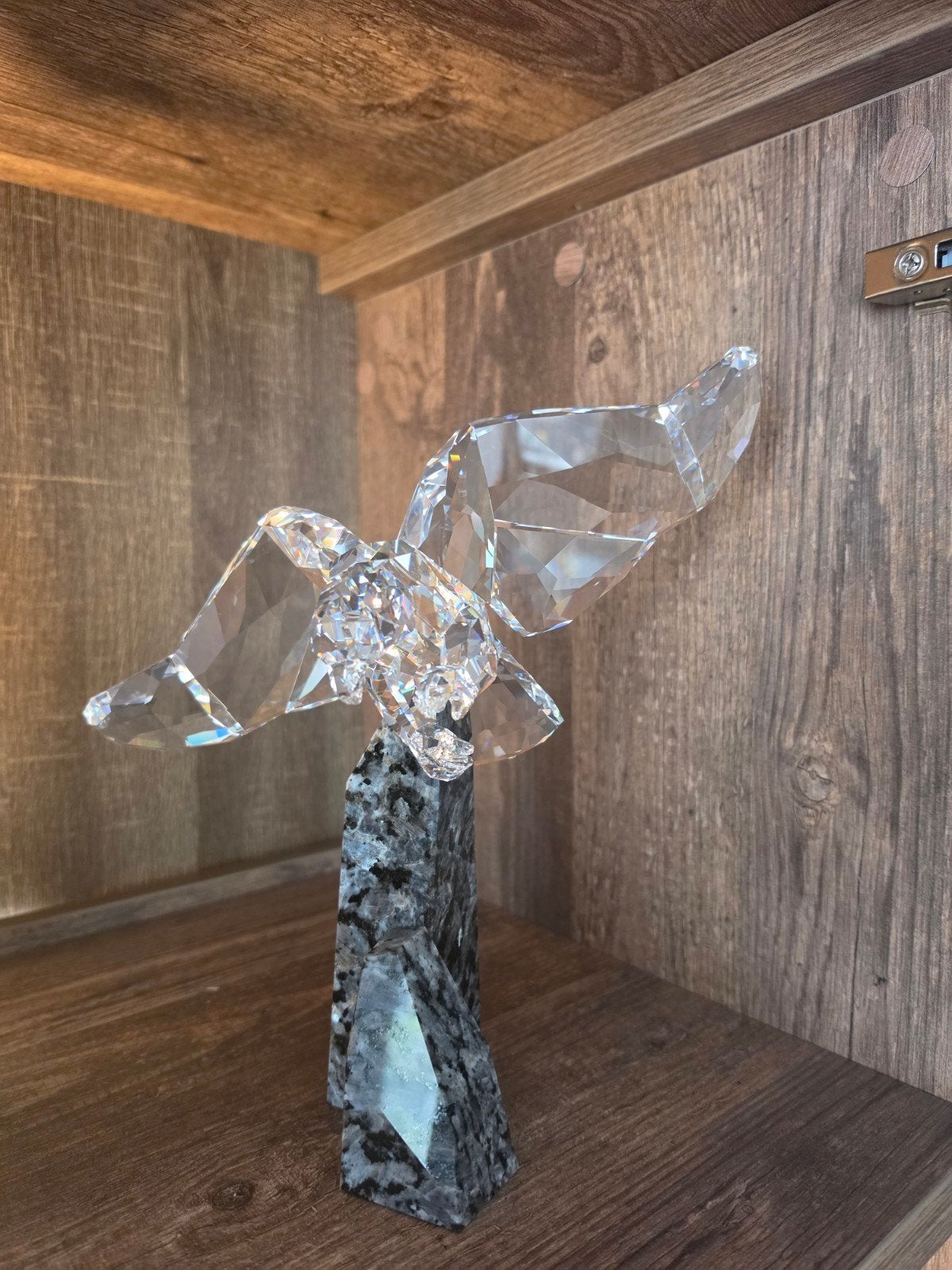 Swarovski Kristallen Adelaar op Granieten Sokkel, Ophalen of Verzenden, Zo goed als nieuw, Figuurtje