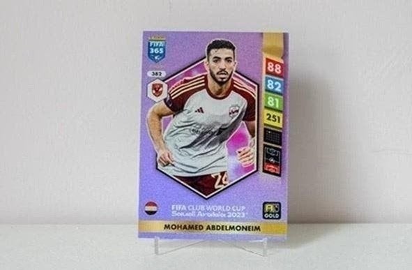 Fifa 365 Panini Trading Card Mohamed Abdelmoneim, Ophalen of Verzenden, Zo goed als nieuw, Losse kaart