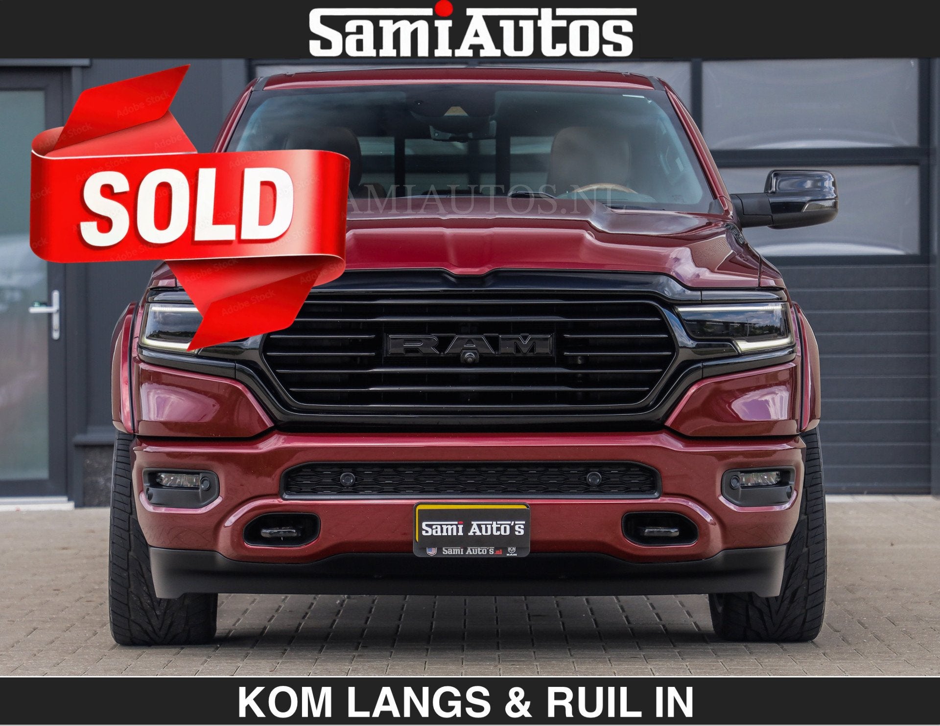 Dodge Ram LONGHORN | WIDE BODY | 5.7 V8 | BREDE WIELEN | BOM, Automaat, 5654 cc, Met garantie (alle), 402 pk