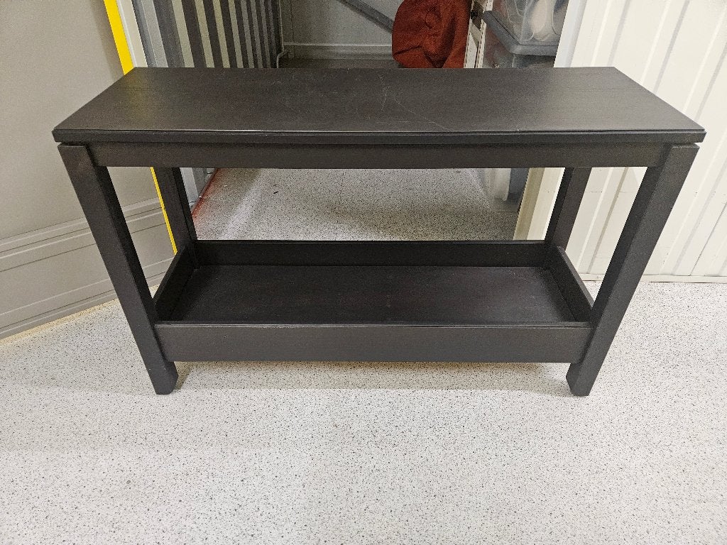 Ikea HAVSTA Console table, black, 39 3/8x13 3/4x24 3/4 ", Ophalen, Gebruikt, 25 tot 50 cm, Minder dan 100 cm