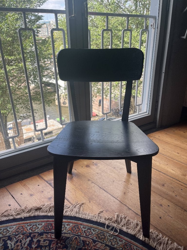 Chairs, Ophalen, Zwart, Zo goed als nieuw, Wooden, black