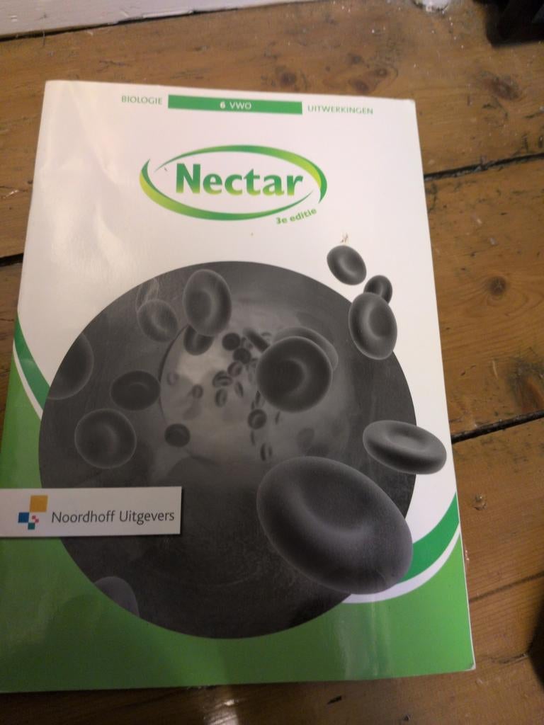 Nectar Biologie 6 VWO Uitwerkingen 3e editie, Ophalen of Verzenden, Gelezen, VWO, Biologie