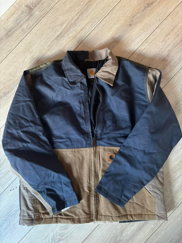 Reworked carhartt jas, Ophalen of Verzenden, Zo goed als nieuw, Maat 52/54 (L)