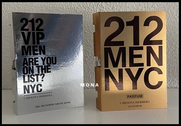 212 Men parfum samples proefjes testers monsters, Sieraden, Tassen en Uiterlijk, Uiterlijk | Parfum, Verzenden, Nieuw