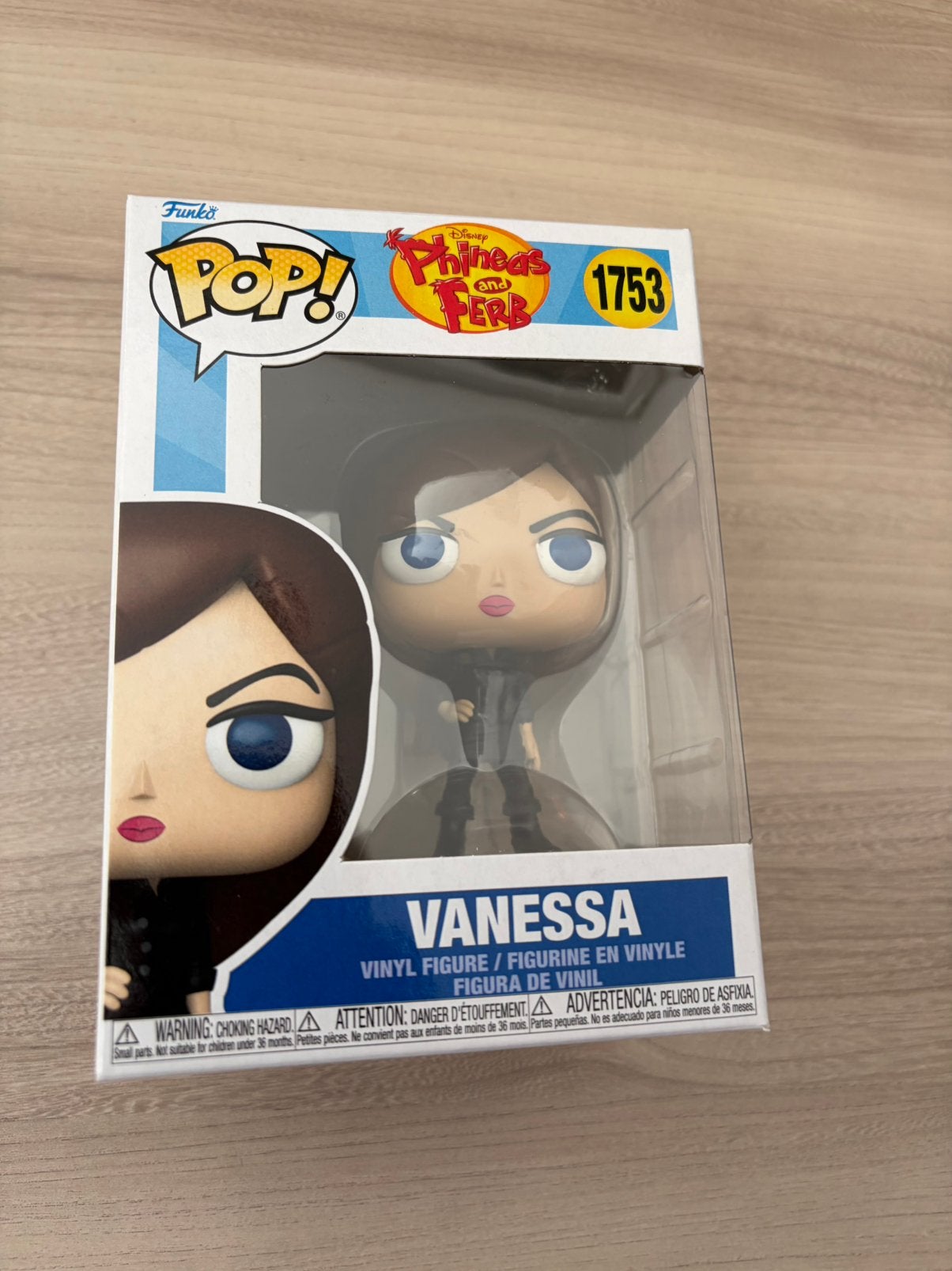 Funko Pop! Disney Phineas and Ferb – Vanessa #1753, Funko Europe, Ophalen of Verzenden, Zo goed als nieuw, 4th floor, 1 Queen Caroline St, London W6 9YN, Verenigd Koninkrijk