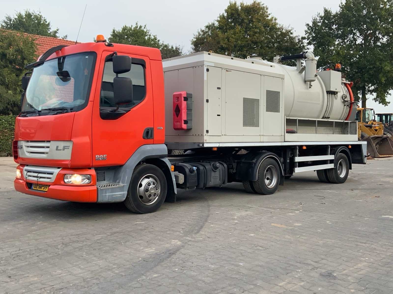 2011 DAF LF 45-180 Opleggertrekker met TRIAS riool ontstoppi, Euro 5, Overige brandstoffen, Bedrijf, DAF