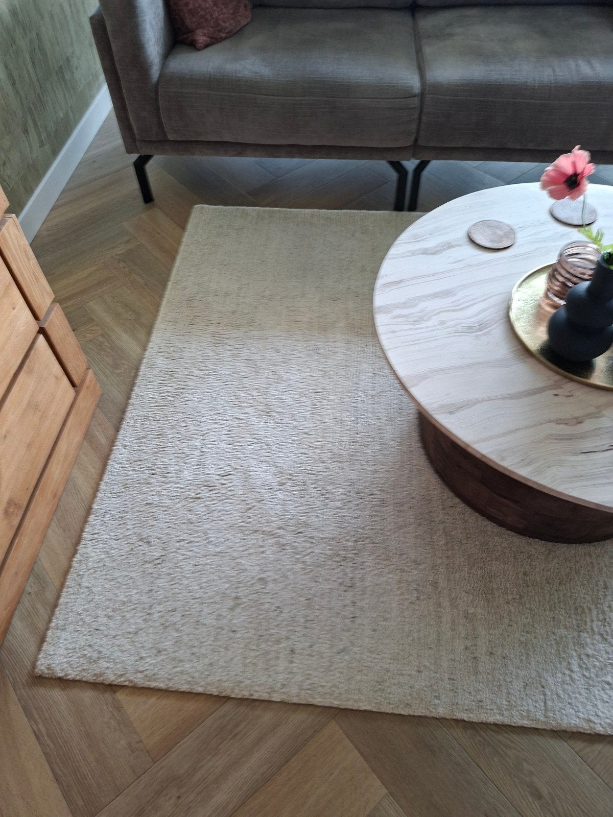 Vloerkleed Engelsborg ikea 230/160, Ophalen, 150 tot 200 cm, 200 cm of meer, Zo goed als nieuw