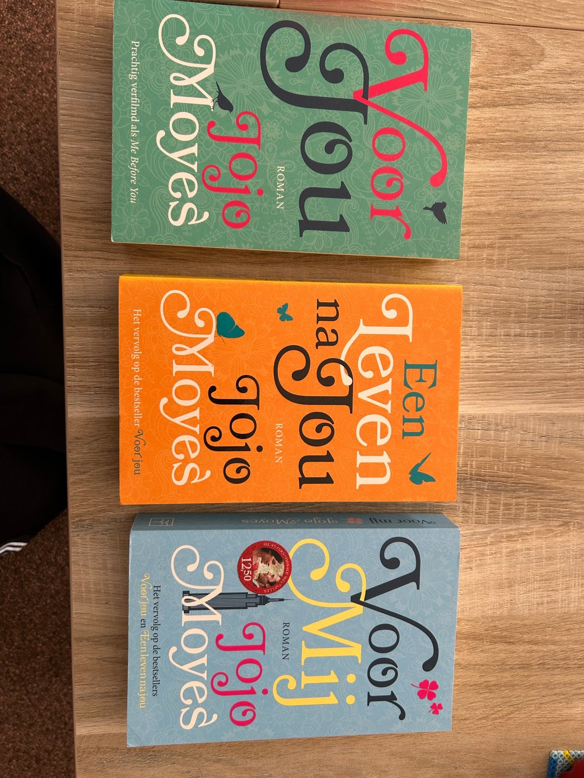 Jojo Moyes boeken: Voor Jou, Een leven na Jou, Voor Mij, Ophalen of Verzenden, Zo goed als nieuw