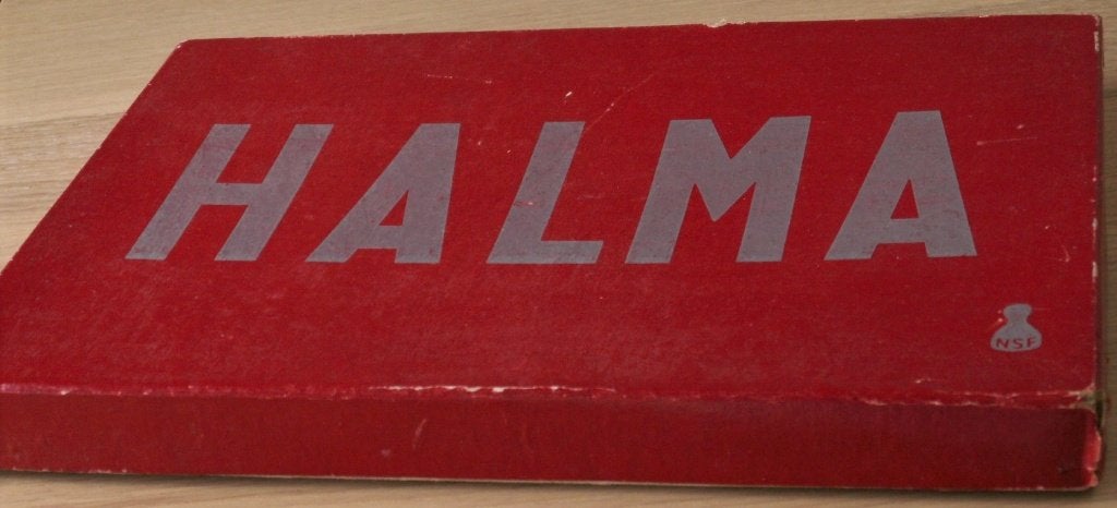 Retro Halma spel met houten pionnen merk: NSF, Ophalen of Verzenden