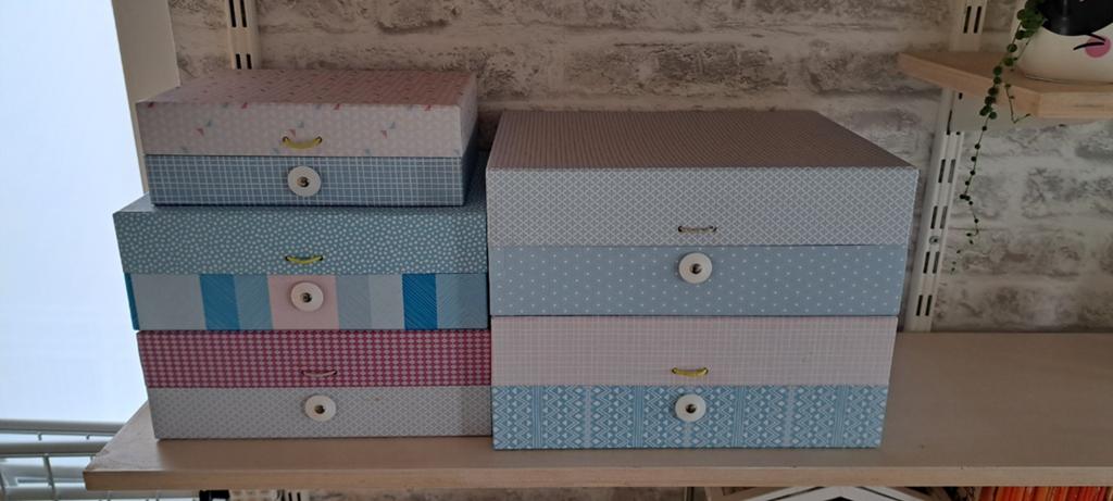 Opbergdozen - karton, Ophalen, Minder dan 35 cm, Minder dan 40 cm, Doos