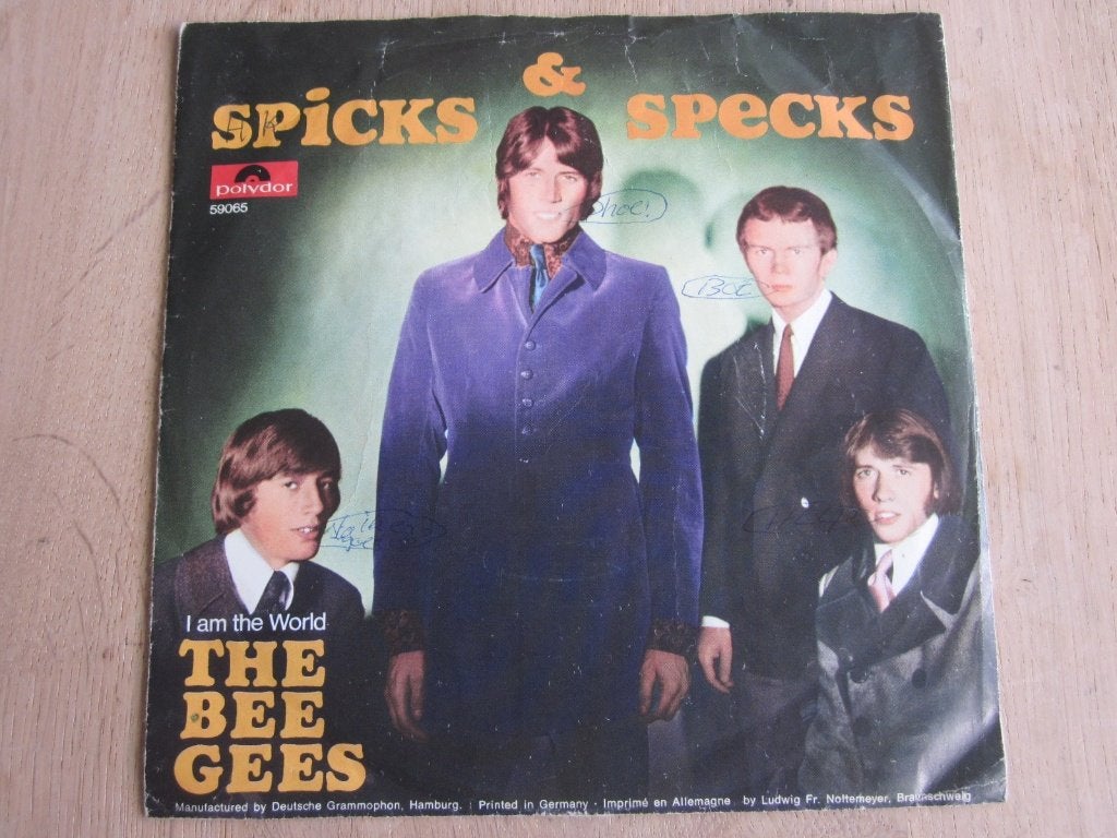 The Bee Gees - Spicks & specks, Gebruikt, Verzenden, 7 inch, Beschermende buitenhoes