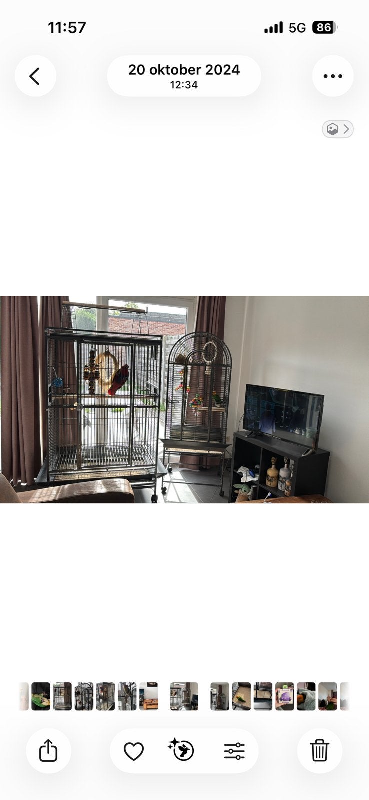 (Montana) Vogelkooi te koop, Ophalen, Zo goed als nieuw, Metaal, Vogelkooi