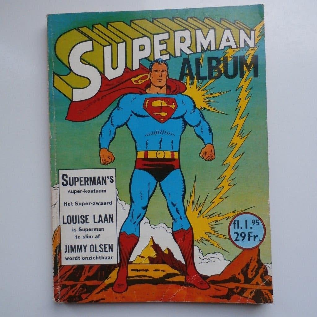 SUPERMAN ALBUM 2 - 1967 - 50 pagina's - 17,50 -, Eén stripboek, Ophalen of Verzenden, Gelezen