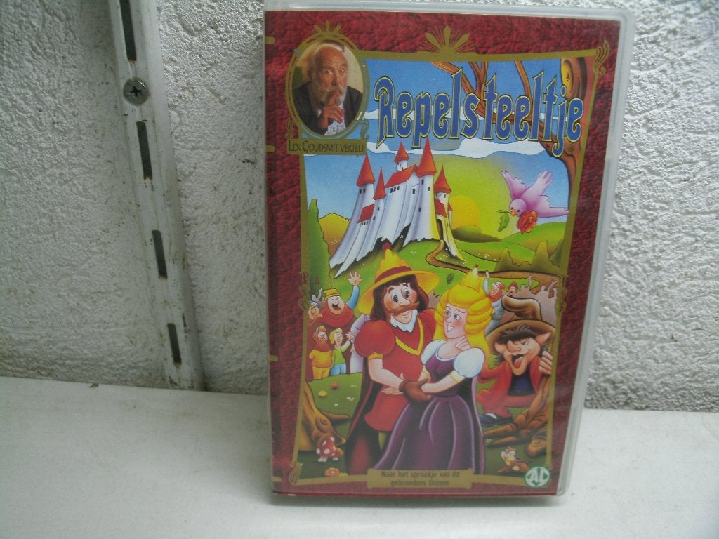 vhs 217a repelsteeltje sprookje van gebr.grimm, Cd's en Dvd's, Alle leeftijden, Ophalen of Verzenden, Zo goed als nieuw