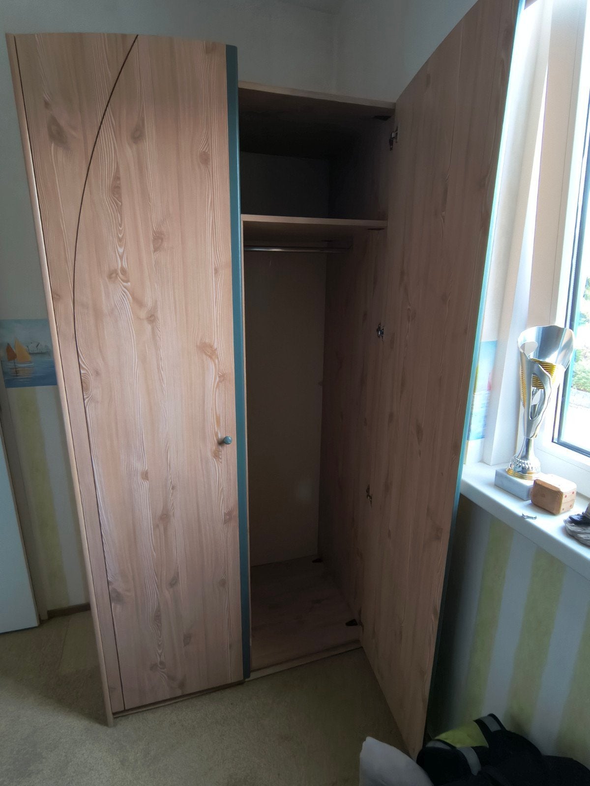 kinderkleding kast hang/leg, Ophalen, Gebruikt, 50 tot 70 cm, 105 cm of meer
