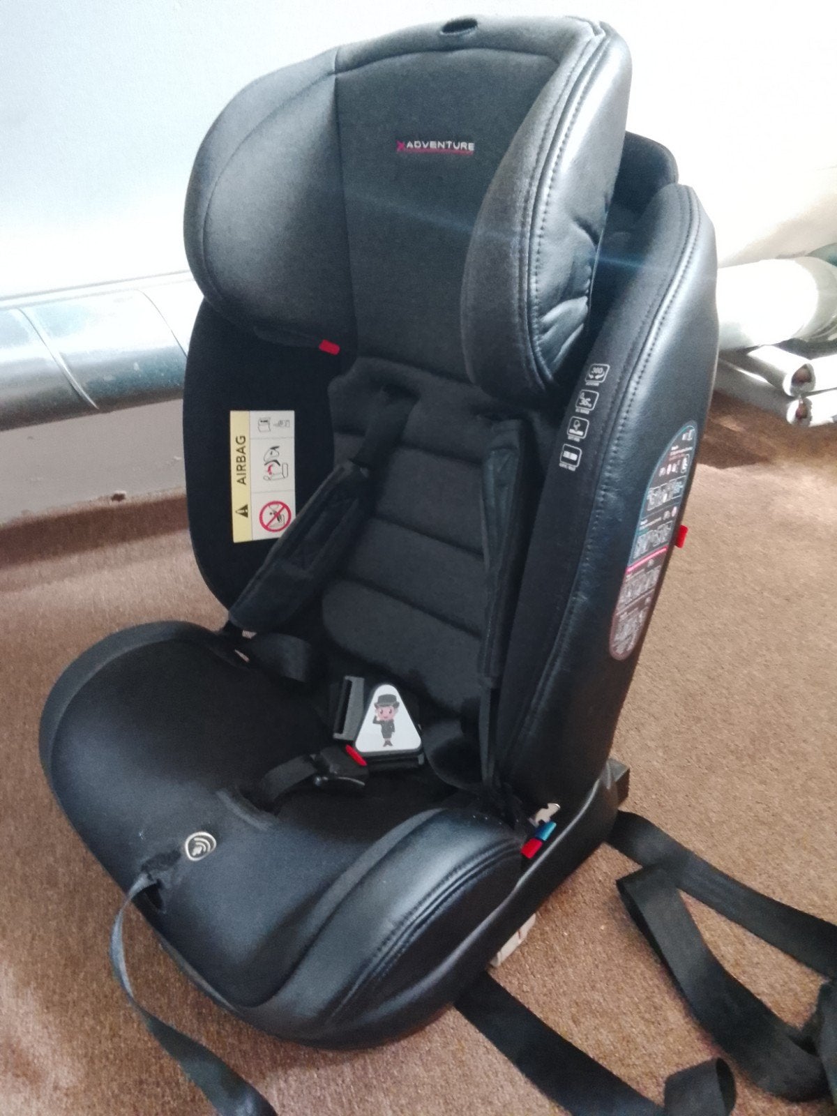 Adventure autostoel - Isofix systeem 360gr, Overige merken, Autogordel, Zo goed als nieuw, 9 t/m 36 kg