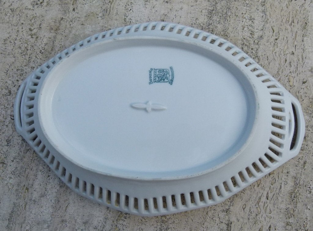 Prachtige Rozen Schaal met Ajour Rand, Nieuw, Ophalen of Verzenden, Schaal of Schalen, Wedgwood