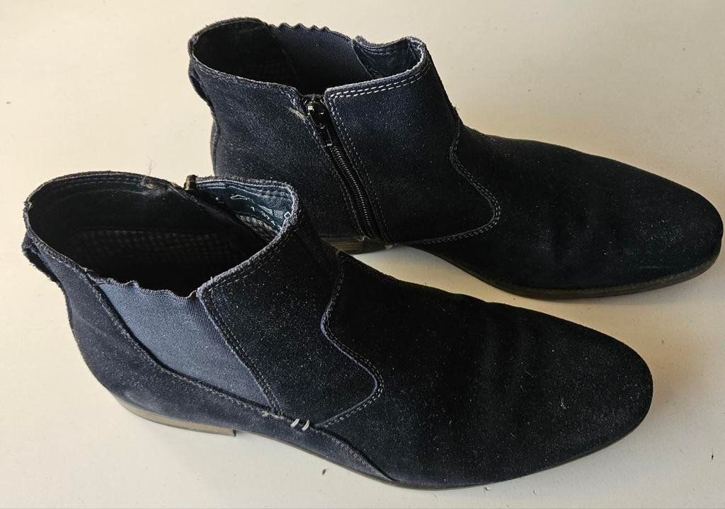 ZGAN Suede AM Boots maat 43 heren, Blauw, Boots, Ophalen of Verzenden, Zo goed als nieuw