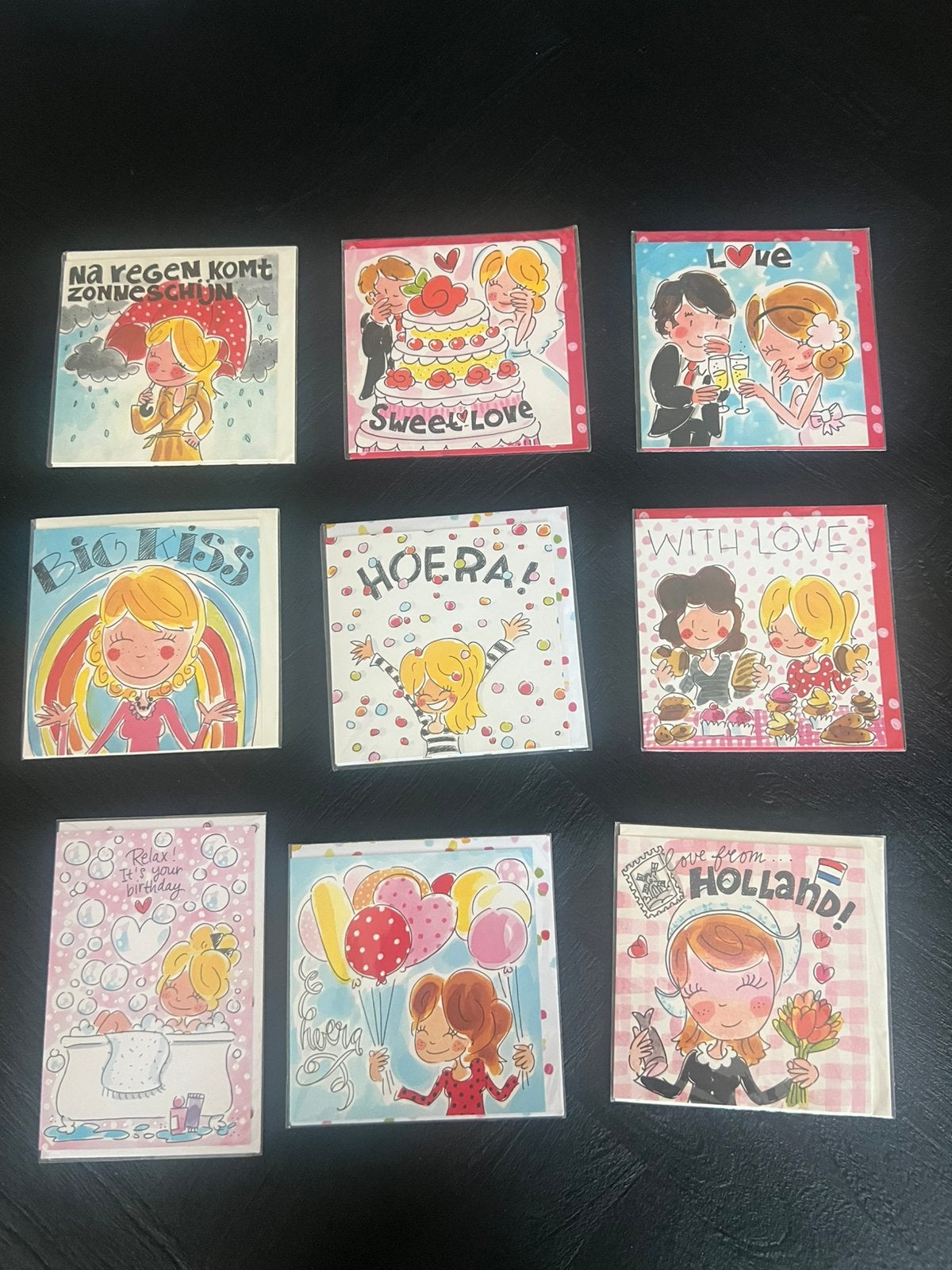 Blond Amsterdam kaarten+envelop, Ophalen of Verzenden, Nieuw