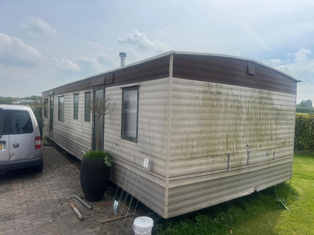 stacaravan 11 x 3,70 mtr, Caravans en Kamperen, Tot en met 2