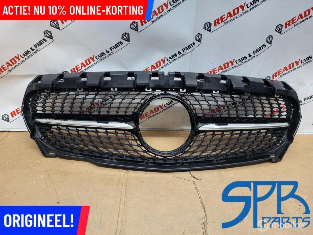Grille MB CLA W117 C117 A1178881160 DIAMOND BLACK GRILL GRIL, Auto-onderdelen, Gebruikt, Mercedes-Benz, Ophalen of Verzenden, Mercedes-Benz