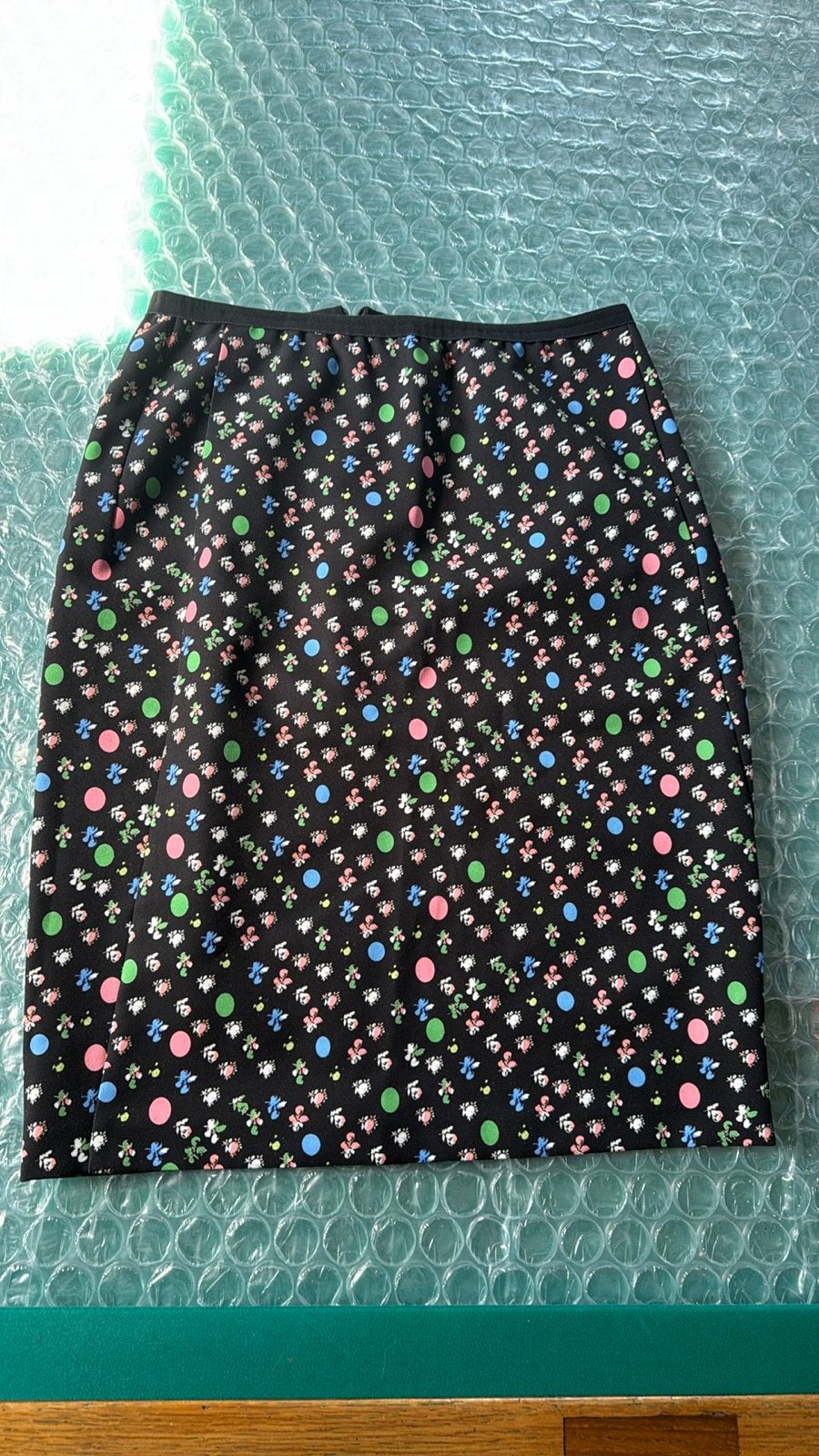 Vanilia rok met bloemenprint - Maat 42/44, Ophalen of Verzenden, Gedragen, Maat 42/44 (L), Meerkleurig