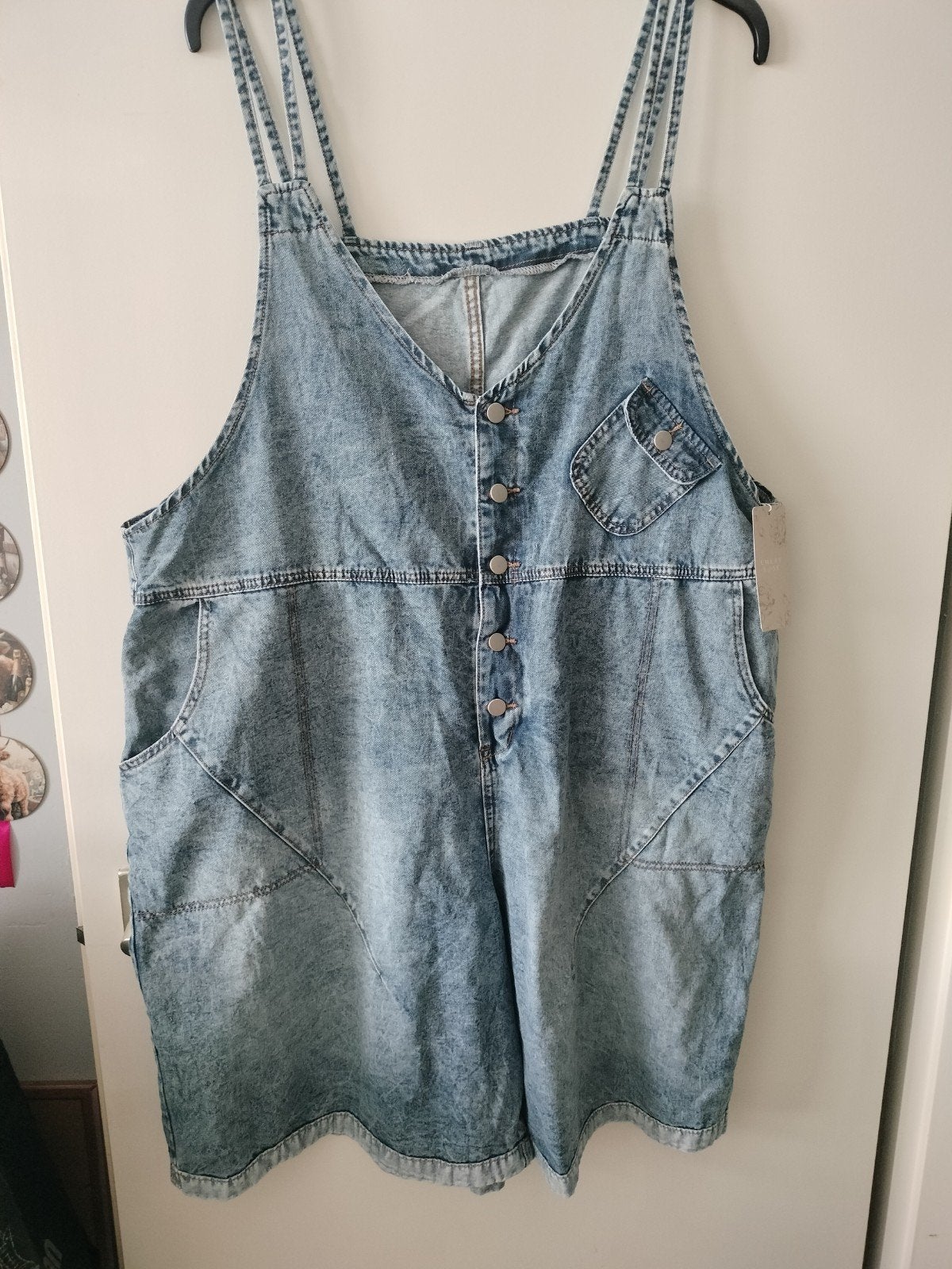 Nieuwe Korte spijker tuinbroek maat 50/52, Blauw, Nieuw, Ophalen of Verzenden, Kerte