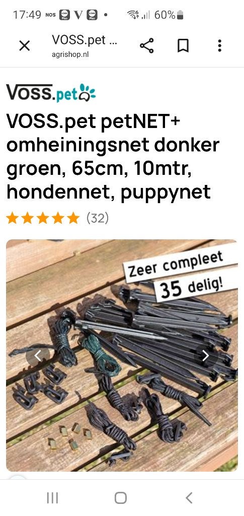 Afrastering voor honden, Overige merken, Ophalen, Gebruikt, Hondenren