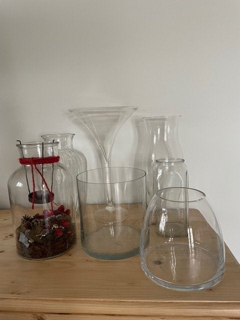 vazen, Huis en Inrichting, Woonaccessoires | Vazen, Ophalen, Gebruikt, Glas