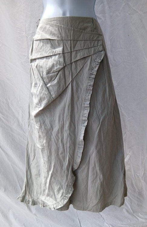 Gave lange grijze rok met apart model mt 38 merk Avendonck, Kleding | Dames, ., Ophalen of Verzenden, Zo goed als nieuw, .