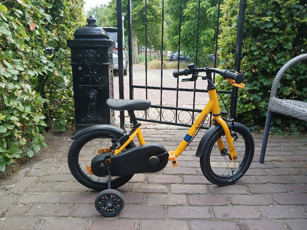 Jongensfiets, Ophalen, 14 inch of minder, BTWIN, Handrem