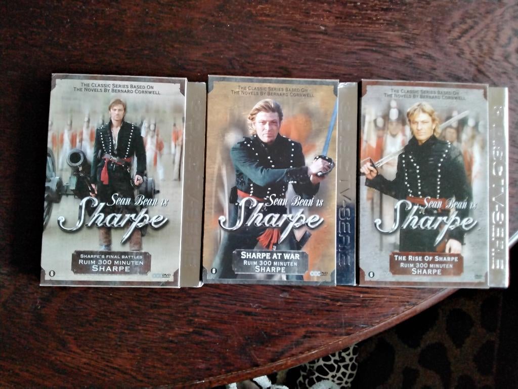 Sharpe 3 dvd boxen compleet, 3 boxen, origineel, Cd's en Dvd's, Dvd's | Tv en Series, Vanaf 6 jaar, Ophalen of Verzenden, Zo goed als nieuw