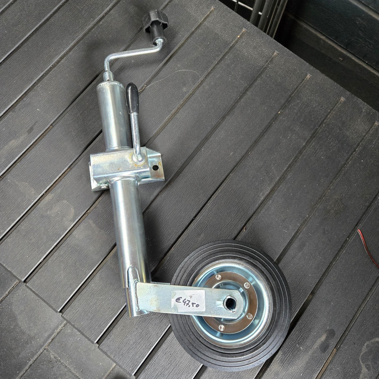 Nieuw neuswiel voor aanhanger, compleet met klem, Ophalen of Verzenden, Nieuw