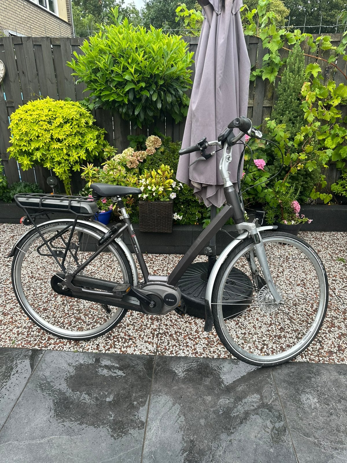 Elektronische damesfiets Sparta middenmoter Bosch, Ophalen, Sparta, Gebruikt, 47 tot 51 cm