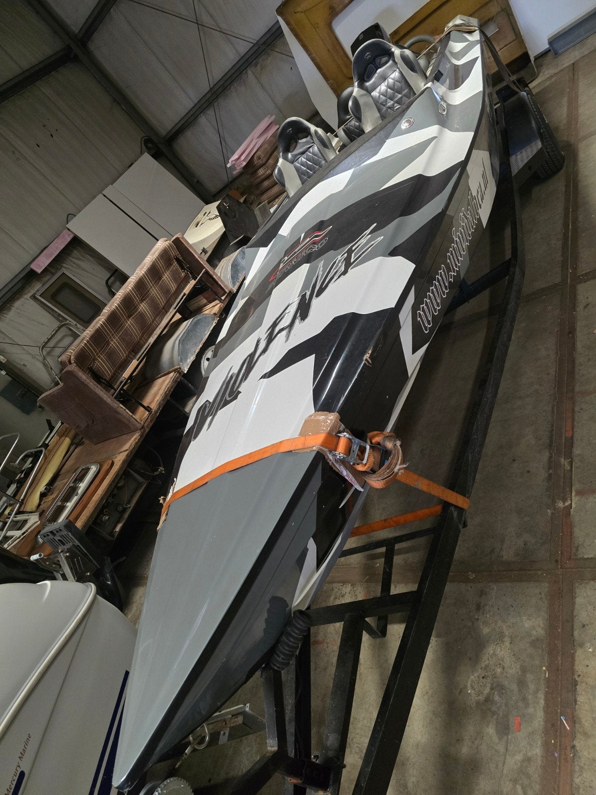 BERNICO 21ft speedboot met gereviseerde mercury 2.5 EFI V6, Watersport en Boten, Ophalen, 225 pk, Zo goed als nieuw, 200 pk of meer