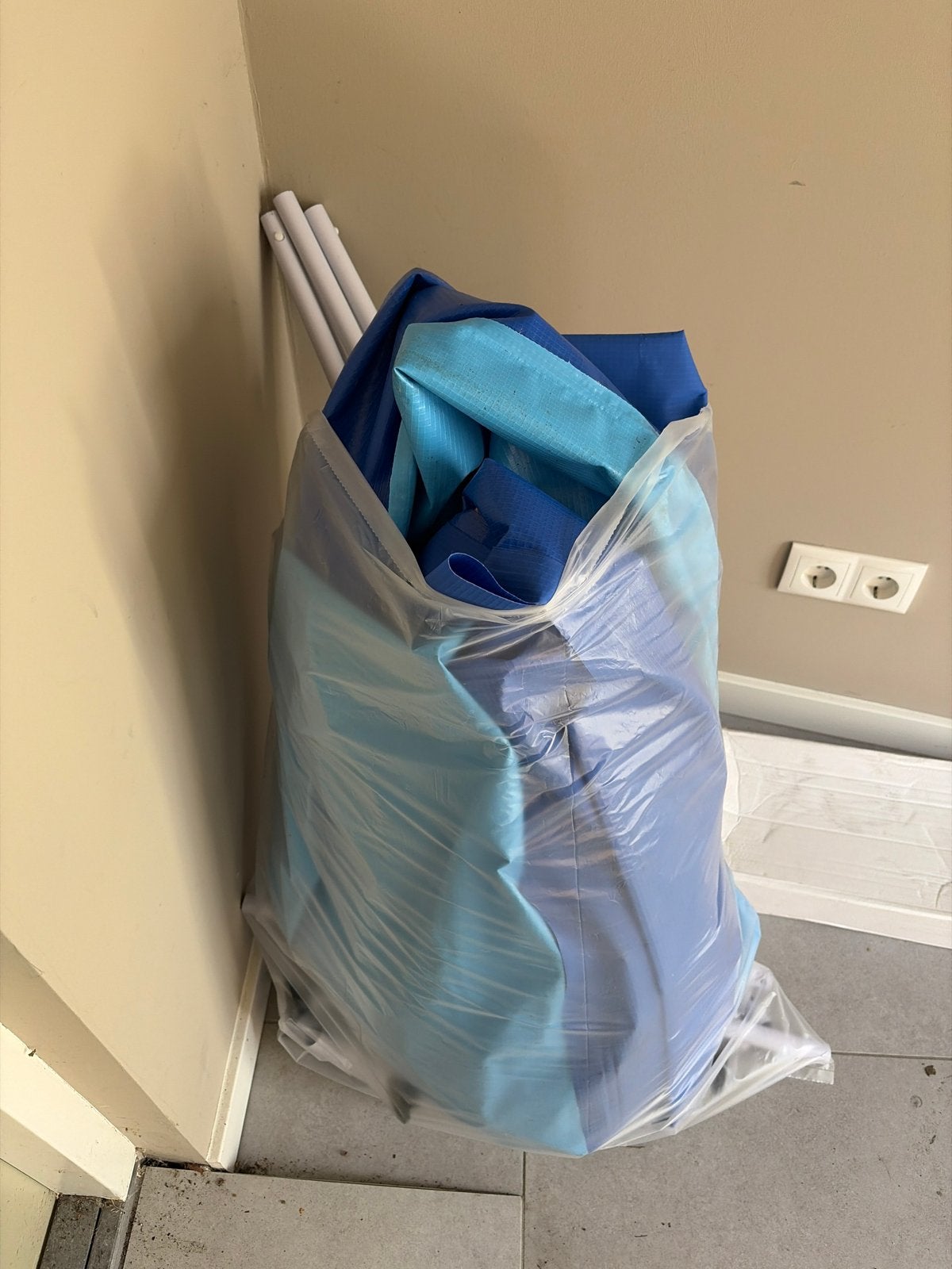 Zwembad 228x159x42 cm - Slechts 1 keer opgezet, Minder dan 80 cm, Ophalen of Verzenden, Opzetzwembad, 200 tot 400 cm