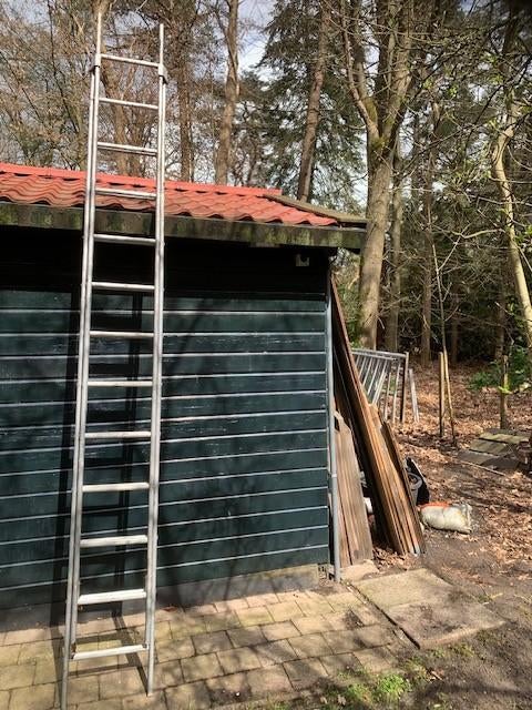 ladder 2 delig, Doe-het-zelf en Verbouw, Ophalen, Gebruikt, Ladder, 4 meter of meer