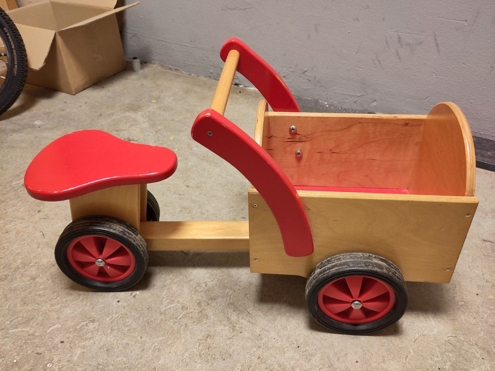 Kinder bakfiets / loopfiets, Ophalen, Gebruikt, Loopfiets