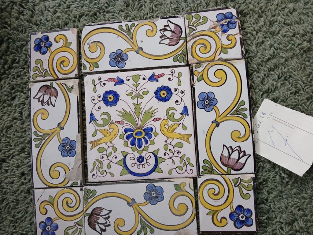 Tegeltableau 26x26 cm, Ophalen of Verzenden