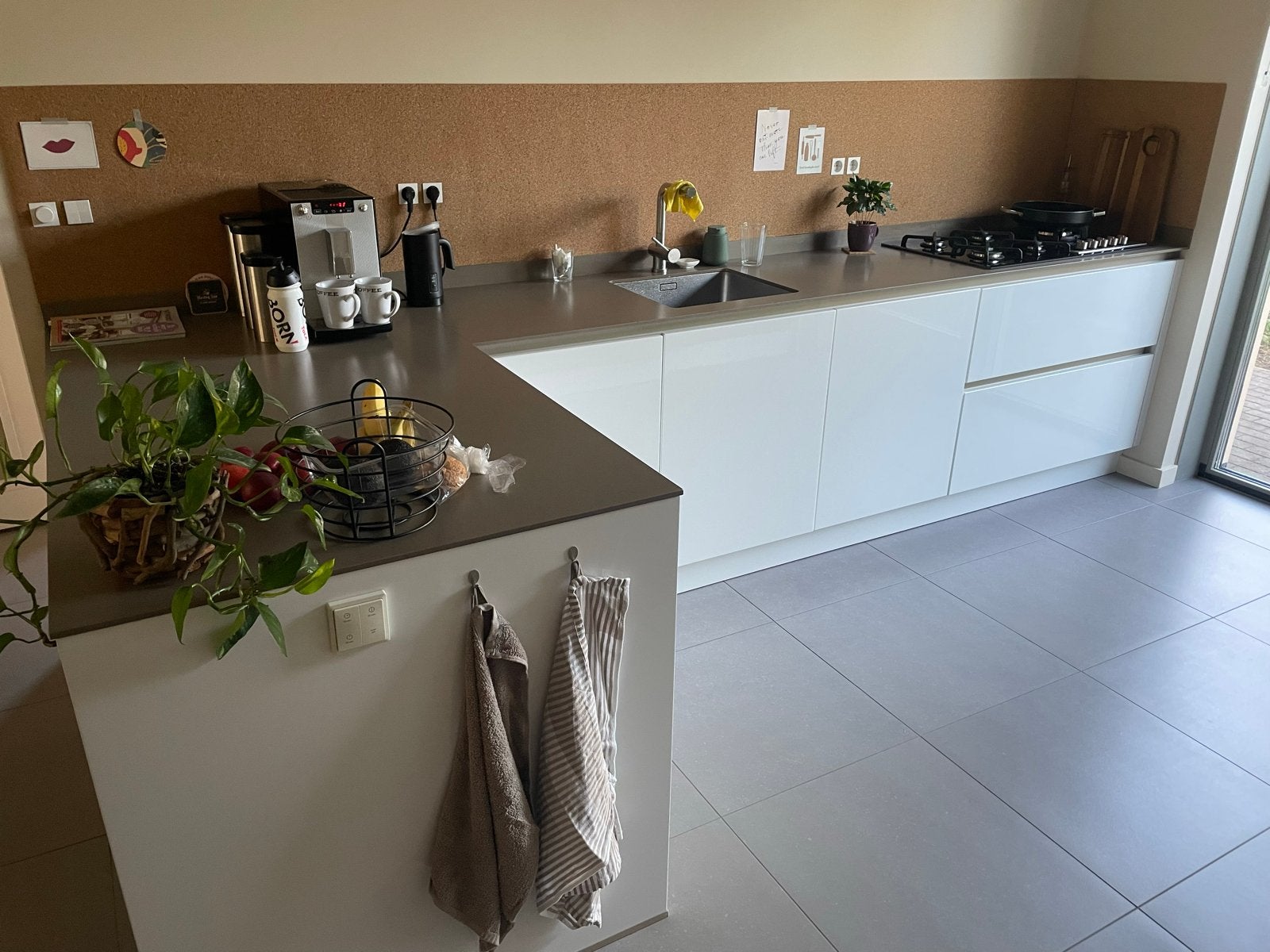 Keuken te koop ivm. nieuwe keuken, Ophalen, Gebruikt, Wit, Overige typen