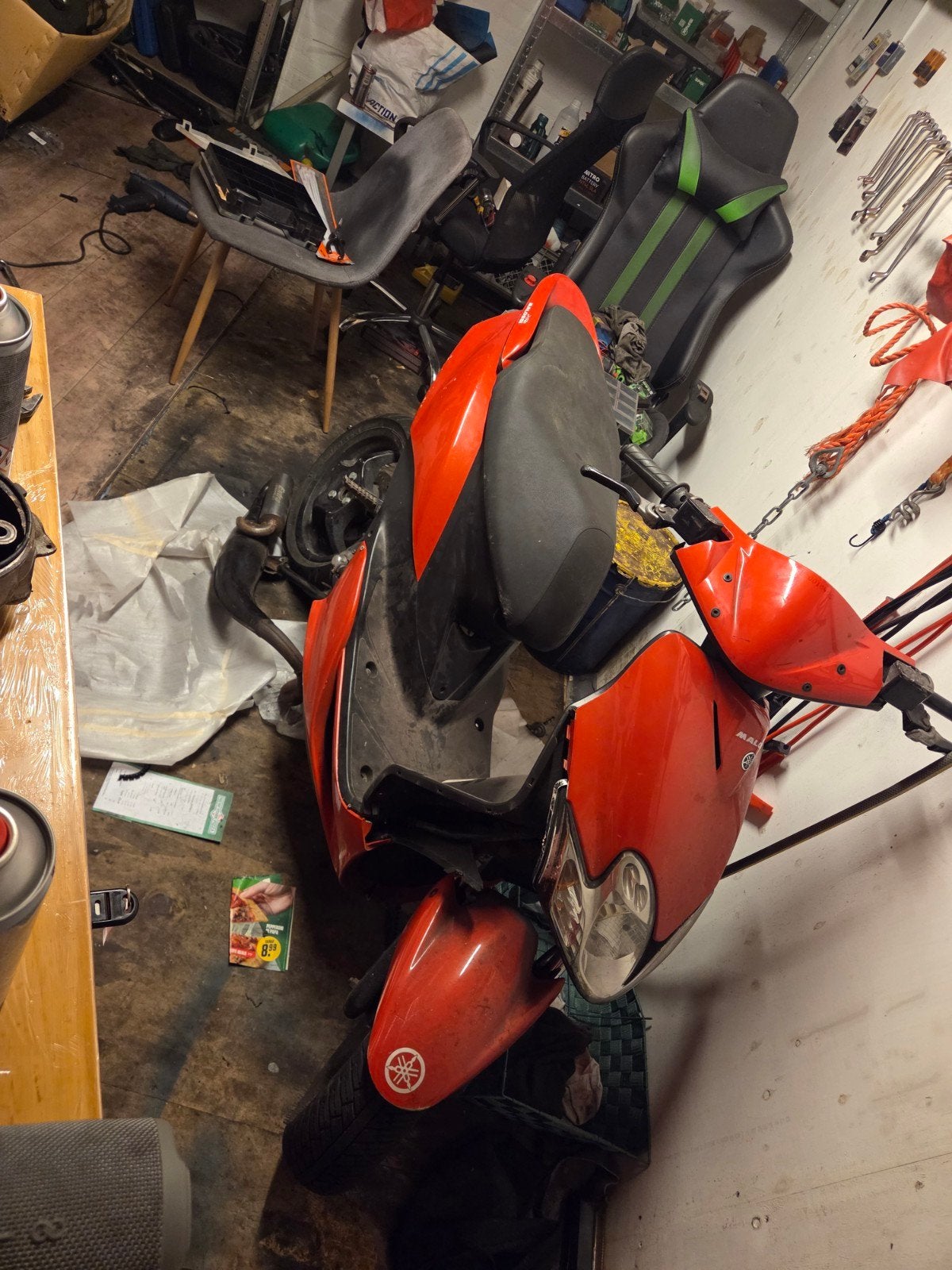 jog r brom project, Fietsen en Brommers, Scooters | Yamaha, JogR of RR, Tweetakt, Maximaal 45 km/u, 70 cc