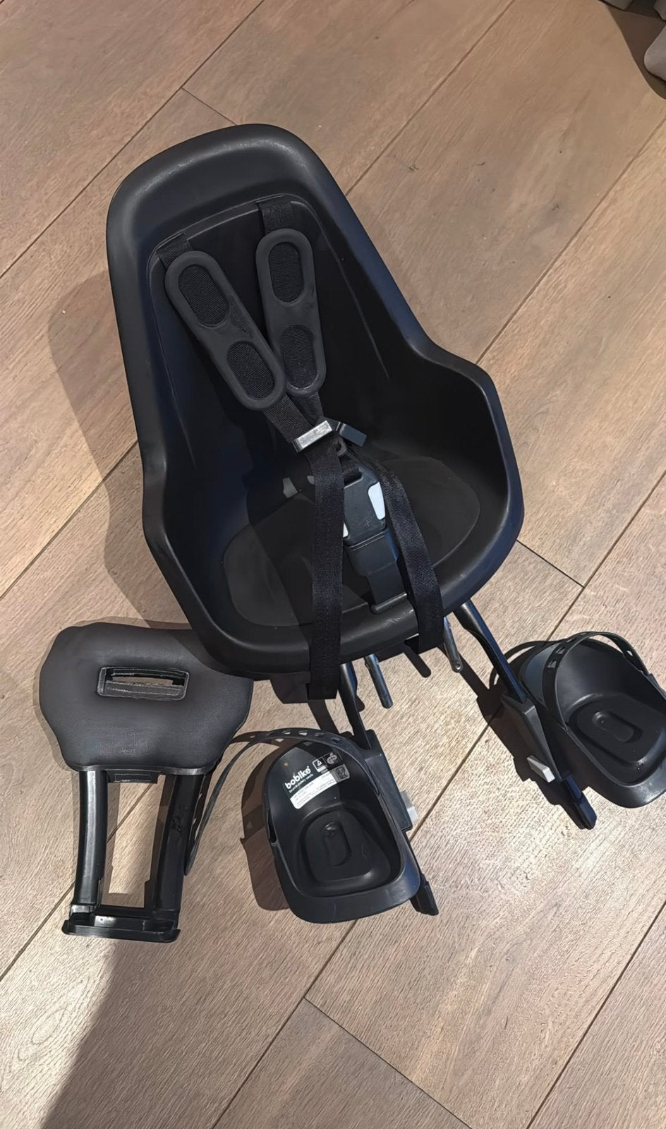 Bobike mini one fietsstoeltje inclusief hoofdsteun en beugel, Ophalen of Verzenden, Zo goed als nieuw